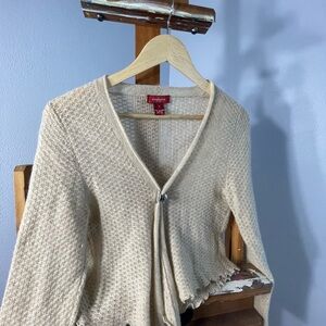 Sundance 100% cashmere Cream Sweater/wrap